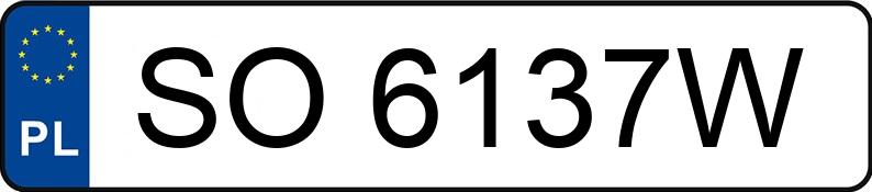 Numer rejestracyjny SO 6137W posiada RENAULT LAGUNA - SO6137W
