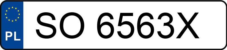 Numer rejestracyjny SO 6563X posiada SKODA OCTAVIA - SO6563X