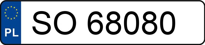 Numer rejestracyjny SO 68080 posiada VOLKSWAGEN Golf III 1.8i Kat. MR`91 GL - SO68080