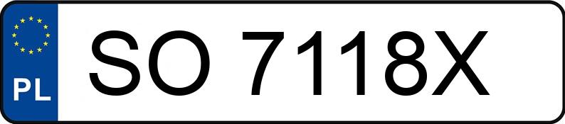 Numer rejestracyjny SO 7118X posiada BMW 320 - SO7118X Numer rejestracyjny SO 7118X posiada BMW 320 - SO7118X