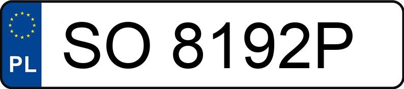 Numer rejestracyjny SO 8192P posiada AUDI A4 - SO8192P Numer rejestracyjny SO 8192P posiada AUDI A4 - SO8192P