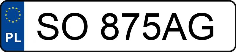 Numer rejestracyjny SO 875AG posiada VOLKSWAGEN Golf V 2.0 FSI MR`03 E4 Comfortline DSG - SO875AG