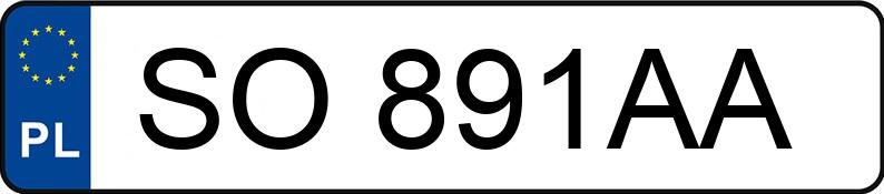 Numer rejestracyjny SO 891AA posiada VOLVO V60 - SO891AA
