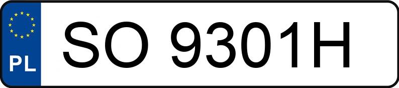 Numer rejestracyjny SO 9301H posiada RENAULT LAGUNA - SO9301H