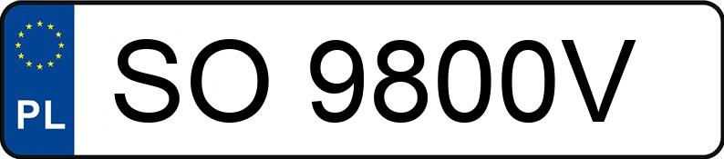 Numer rejestracyjny SO 9800V posiada VOLKSWAGEN PASSAT - SO9800V