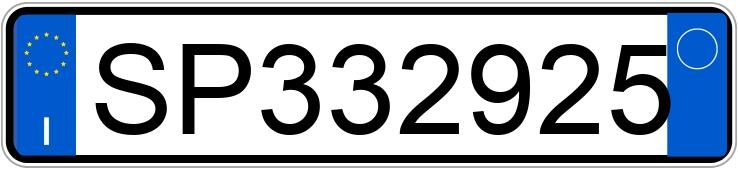 Numer rejestracyjny SP332925 posiada FIAT Punto 1a serie Numer rejestracyjny SP332925 posiada FIAT Punto 1a serie