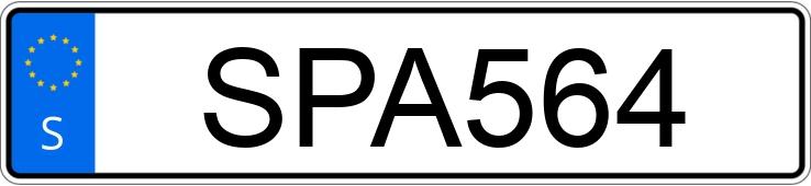 Numer rejestracyjny SPA564 posiada Volkswagen Polo 1.4