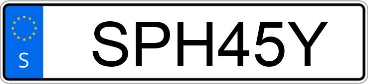 Numer rejestracyjny SPH45Y posiada Peugeot 5008 Numer rejestracyjny SPH45Y posiada Peugeot 5008