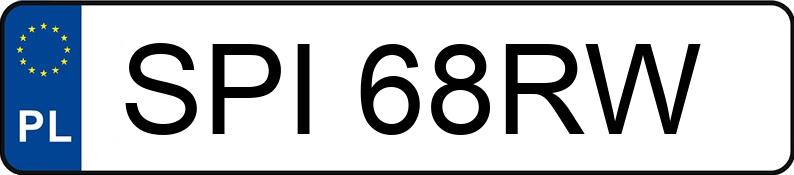Numer rejestracyjny SPI 68RW posiada AUDI A6 - SPI68RW