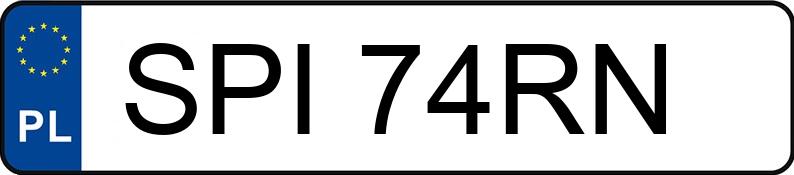 Реєстраційний номер SPI 74RN має VOLKSWAGEN Passat B6 1.9 TDI MR`05 E4 Sportline - SPI74RN