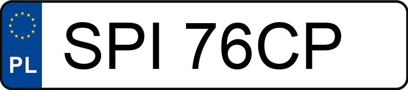 Registreringsnummeret SPI 76CP har VOLKSWAGEN Passat GP 1.9 TDI MR`00 E3 Comfortline - SPI76CP