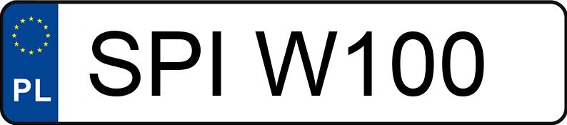 Numer rejestracyjny SPI W100 posiada VOLVO S40 1.6D - SPIW100 Numer rejestracyjny SPI W100 posiada VOLVO S40 1.6D - SPIW100