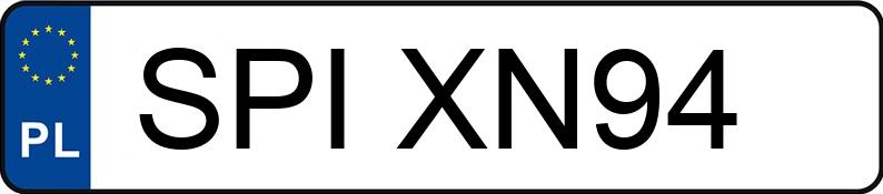 Registreringsnummeret SPI XN94 har HONDA Szosowe do 400 ccm CB 125 R Neo Sport Cafe - SPIXN94