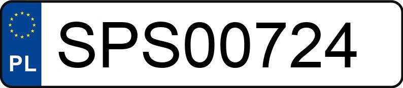 Numer rejestracyjny SPS 00724 posiada MERCEDES-BENZ S 300 - SPS00724