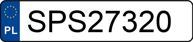 Numer rejestracyjny SPS 27320 posiada CITROEN C4 1.6 HDI - SPS27320