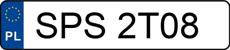 Numer rejestracyjny SPS 2T08 posiada HONDA CRX CRX - SPS2T08