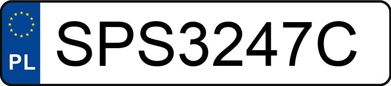 Numer rejestracyjny SPS 3247C posiada TOYOTA PROACE CITY VERSO - SPS3247C