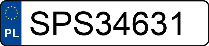 Numer rejestracyjny SPS 34631 posiada VOLKSWAGEN GOLF - SPS34631