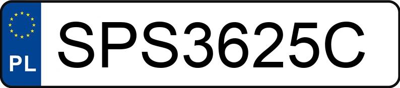 Numer rejestracyjny SPS 3625C posiada SEAT ATECA - SPS3625C Numer rejestracyjny SPS 3625C posiada SEAT ATECA - SPS3625C