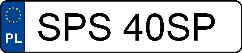 Numer rejestracyjny SPS 40SP posiada AUDI 80 2.0 Kat. B4 e Aut. - SPS40SP Numer rejestracyjny SPS 40SP posiada AUDI 80 2.0 Kat. B4 e Aut. - SPS40SP