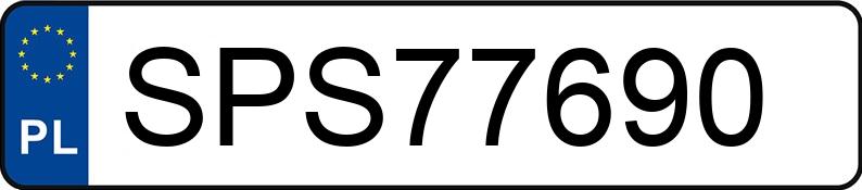 Numer rejestracyjny SPS 77690 posiada AUDI A7 - SPS77690 Numer rejestracyjny SPS 77690 posiada AUDI A7 - SPS77690