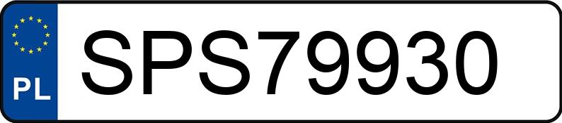 Numer rejestracyjny SPS 79930 posiada AUDI A3 - SPS79930