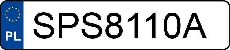 Numer rejestracyjny SPS 8110A posiada VOLKSWAGEN POLO - SPS8110A