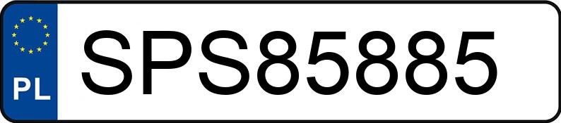 Numer rejestracyjny SPS 85885 posiada BMW 125D - SPS85885