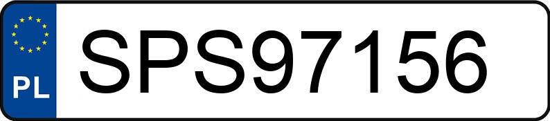 Numer rejestracyjny SPS 97156 posiada BMW 535 - SPS97156