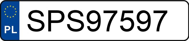 Numer rejestracyjny SPS 97597 posiada MAZDA 3 - SPS97597