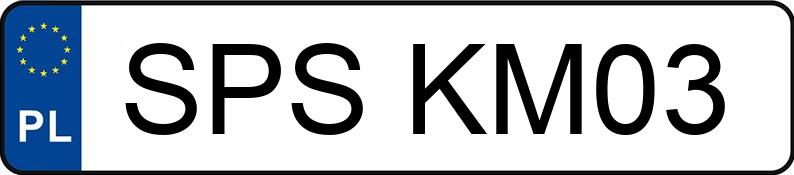 Numer rejestracyjny SPS KM03 posiada HONDA CIVIC - SPSKM03