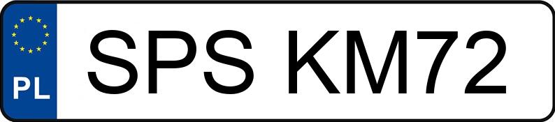 Numer rejestracyjny SPS KM72 posiada SEAT 600D - SPSKM72