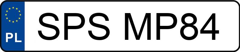 Numer rejestracyjny SPS MP84 posiada AIXAM 400 - SPSMP84