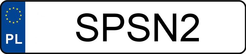 Реєстраційний номер SPS N2 має FORD JUNIOR TUDOR SEDAN DELUXE - SPSN2