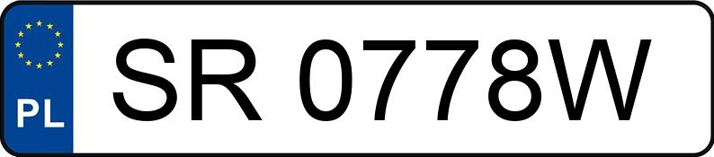 Numer rejestracyjny SR 0778W posiada VOLKSWAGEN POLO - SR0778W