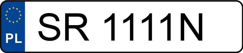 Numer rejestracyjny SR 1111N posiada RENAULT Clio V MR`19 E6d Intens 100 Xtronic - SR1111N