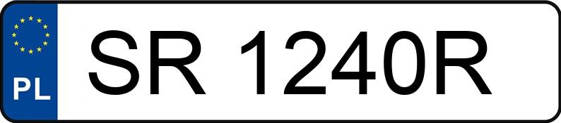 Numer rejestracyjny SR 1240R posiada RENAULT Megane 1.4 MR`99 Air - SR1240R