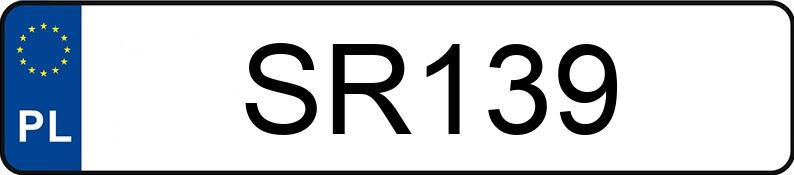 Numer rejestracyjny SR 139 posiada PLYMOUTH BELVEDERE SALOON - SR139