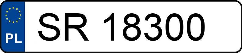 Numer rejestracyjny SR 18300 posiada RENAULT Laguna II 1.8 MR`01 E3 Expression Aut. - SR18300