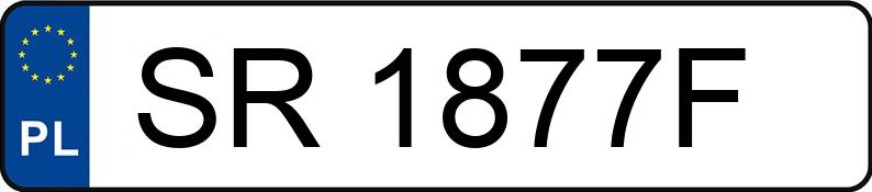 Numer rejestracyjny SR 1877F posiada VOLKSWAGEN GOLF - SR1877F