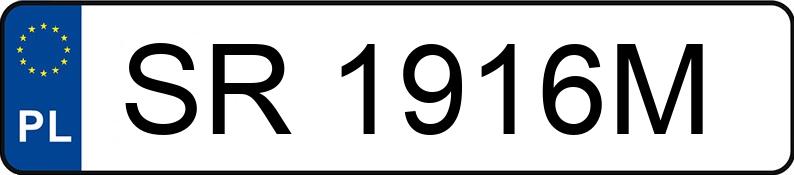 Numer rejestracyjny SR 1916M posiada FIAT PUNTO - SR1916M