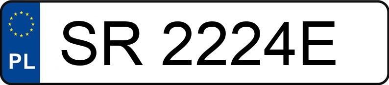 Numer rejestracyjny SR 2224E posiada OPEL CORSA - SR2224E Numer rejestracyjny SR 2224E posiada OPEL CORSA - SR2224E