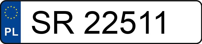 Numer rejestracyjny SR 22511 posiada OPEL ASTRA 1,4 - SR22511