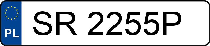 Numer rejestracyjny SR 2255P posiada AUDI A6 - SR2255P