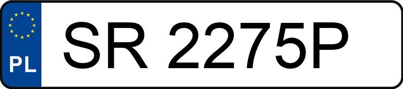 Numer rejestracyjny SR 2275P posiada FIAT PANDA - SR2275P