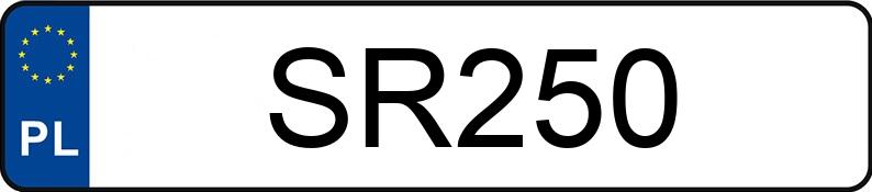 Numer rejestracyjny SR 250 posiada FSO SYRENA 100 - SR250 Numer rejestracyjny SR 250 posiada FSO SYRENA 100 - SR250