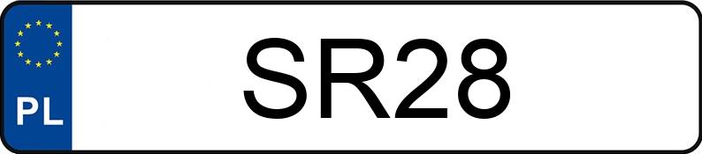 Numer rejestracyjny SR 28 posiada DODGE Charger 5.7 Kat. MR`06 R/T Aut. - SR28