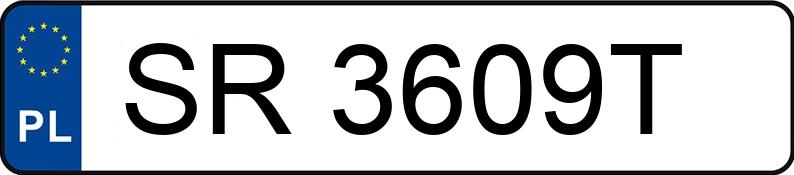 Numer rejestracyjny SR 3609T posiada BMW 318 - SR3609T