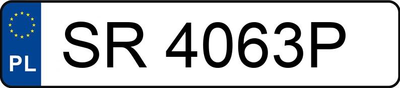 Numer rejestracyjny SR 4063P posiada VOLKSWAGEN GOLF 1.8 - SR4063P