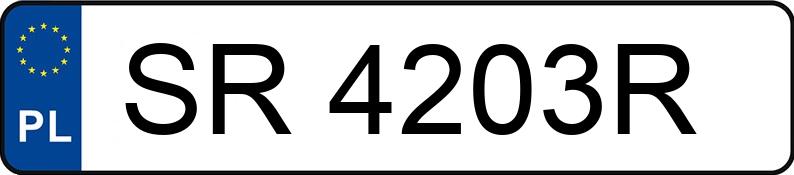 Numer rejestracyjny SR 4203R posiada OPEL MOKKA - SR4203R Numer rejestracyjny SR 4203R posiada OPEL MOKKA - SR4203R